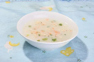 蛋清虾皮粥 3元