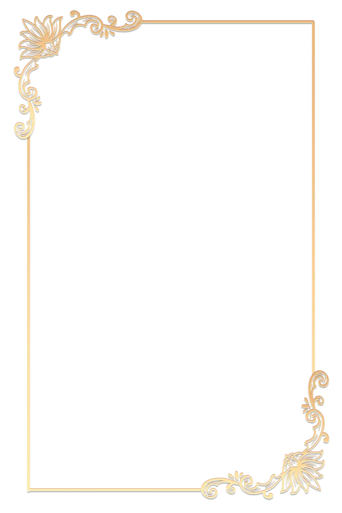 金色中式欧式古典花纹边框