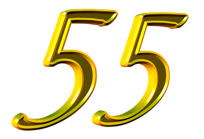 数字55金属