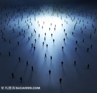 往白色亮光处聚拢的一群人高清图片 往白色亮光处聚拢的一群人高清图片