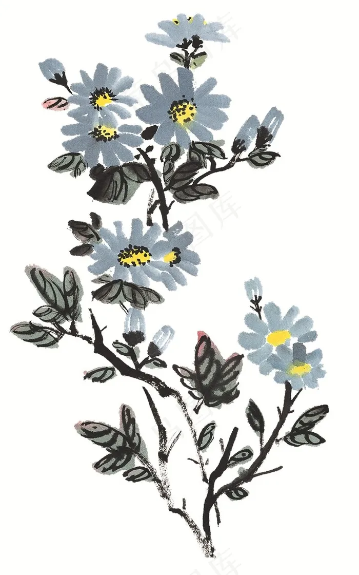 写意花卉大图摄影图片