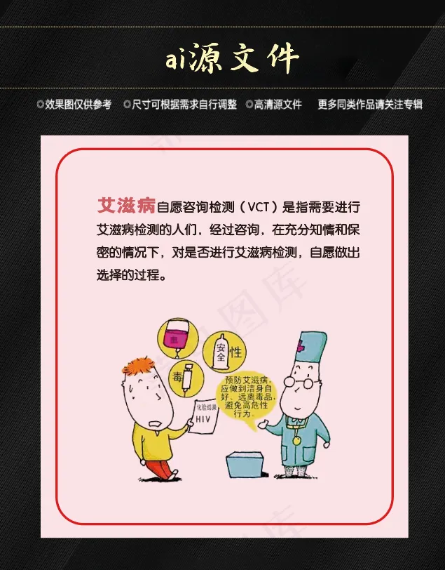 世界艾滋病日ai矢量模版下载