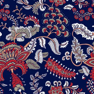 花卉唯美手绘花朵面料纹理手机壳布料面料印花服装矢量图案素材