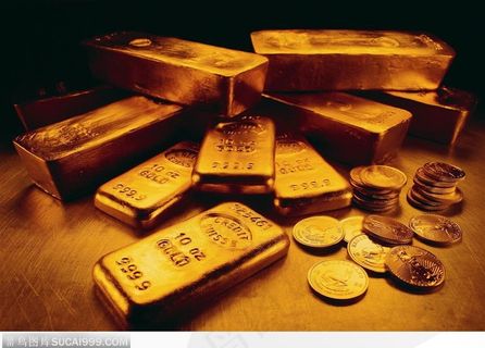 黄金素材大图（散落金币）