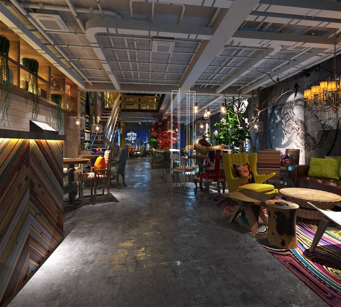 蜜菓二楼效果图