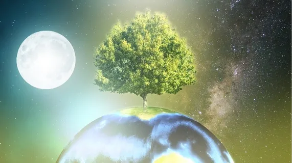 元宇宙世界天空背景墙风景