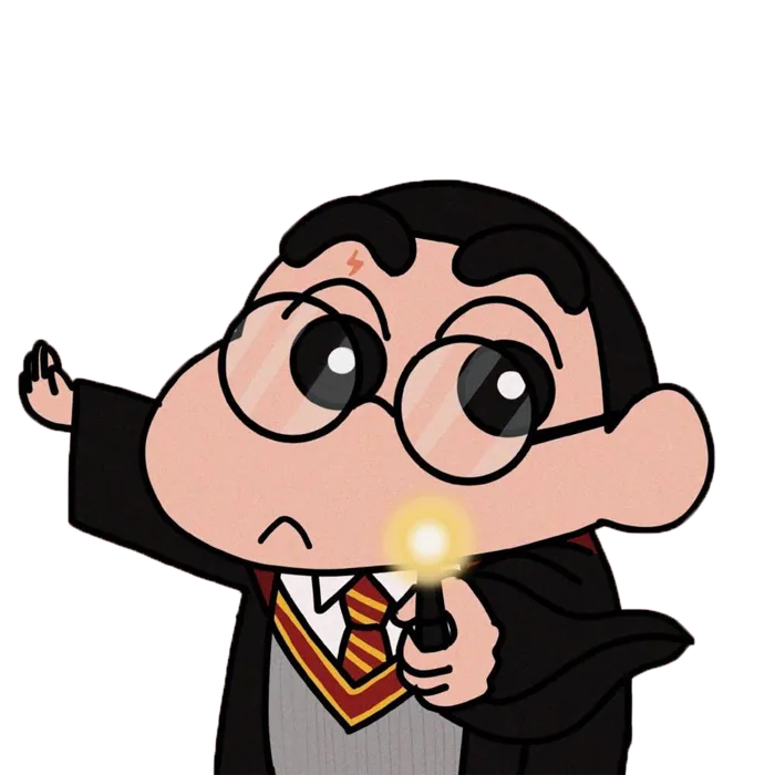 蜡笔小新卡通哈利波特