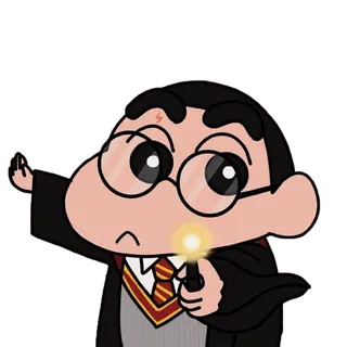 蜡笔小新卡通哈利波特