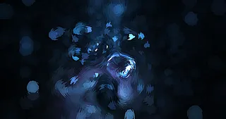 梵高星空质感的太空宇宙底纹背景