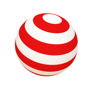 红色的玩具球电商促销素材免扣