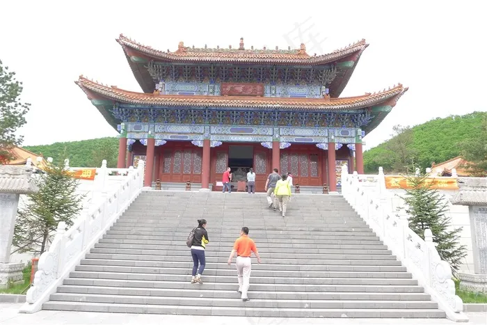 壮观的庙宇建筑