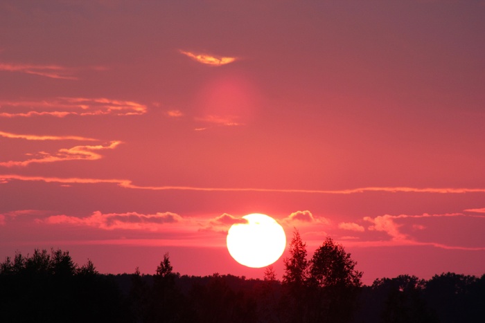 浪漫夕阳摄影