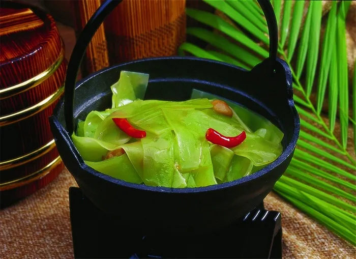 吊锅青笋美食素材中华美食