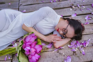 唯美女生写真图片