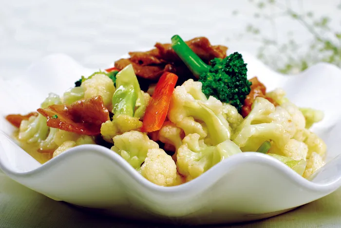 CXC00236菜花炒肉片