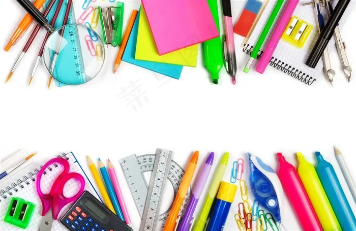 超多的学习用品