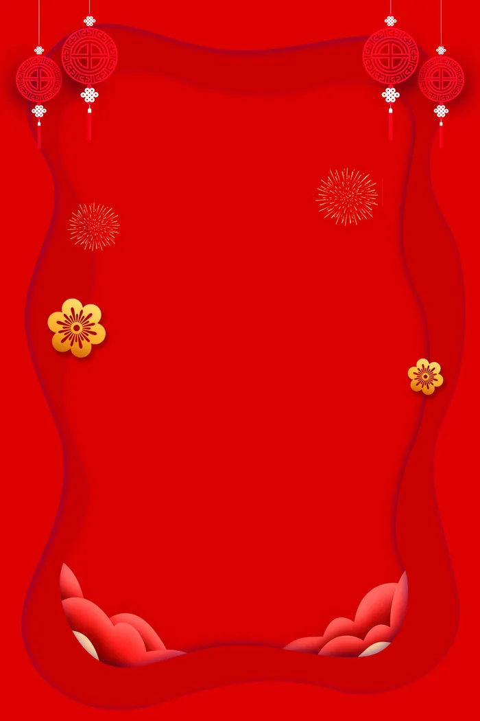 新年春节喜庆摄影楼背景图设计素材(4724x7087)psd模版下载