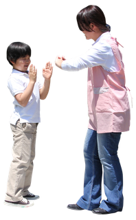 亚裔儿童人物免扣素材