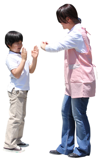 亚裔儿童人物免扣素材