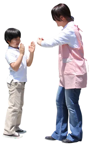 亚裔儿童人物免扣素材