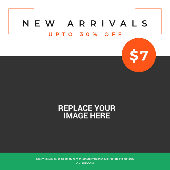 设计英文广告销售横幅素材