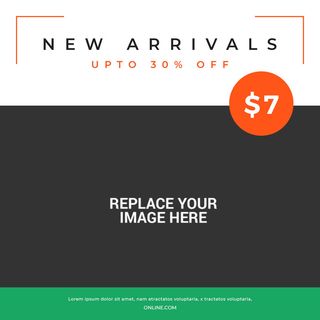 设计英文广告销售横幅素材