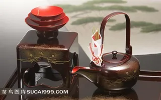静物茶杯茶壶生活用品图片