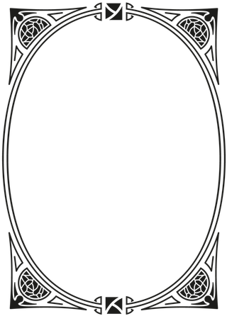 欧式复古线条边框花纹AI矢量LOGO角框花边分割线设计PSD卡片素材