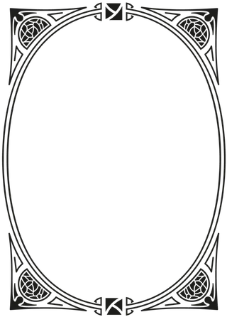 欧式复古线条边框花纹AI矢量LOGO角框花边分割线设计PSD卡片素材