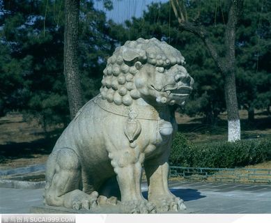 明十三陵-威武的狮子