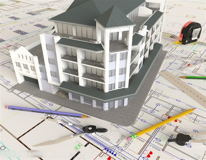 高楼大厦模型施工图纸高清