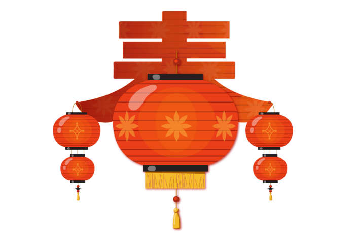 春节灯笼喜庆装饰字免扣素材