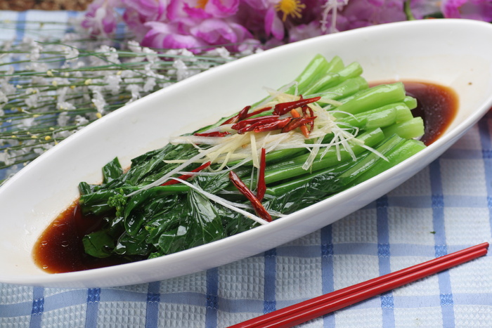 红灼菜心 (2)