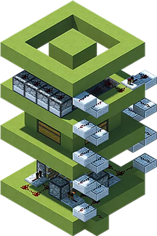 城市大楼绿化模型