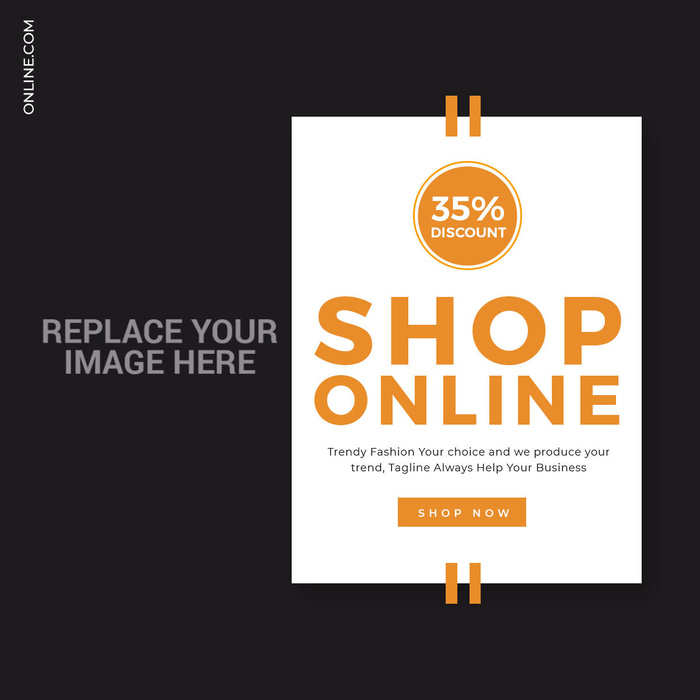 设计英文广告销售横幅素材