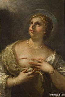 欧美妇人油画装饰画