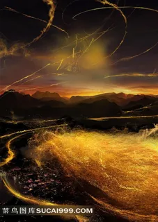 流动的黄沙电影守护者联盟海报