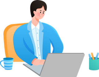 办公室男士人物