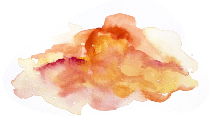 唯美淡雅水彩墨迹 免抠