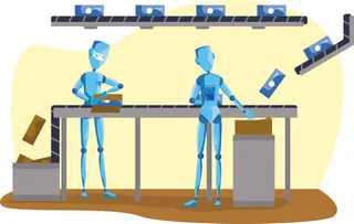 扁平化人物场景办公互联网等距ai矢量设计网页海报UI素材插画