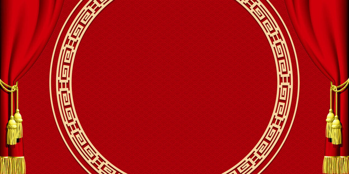 中国风传统水墨古风古典展板边框工笔画PS海报背景平面设计素材