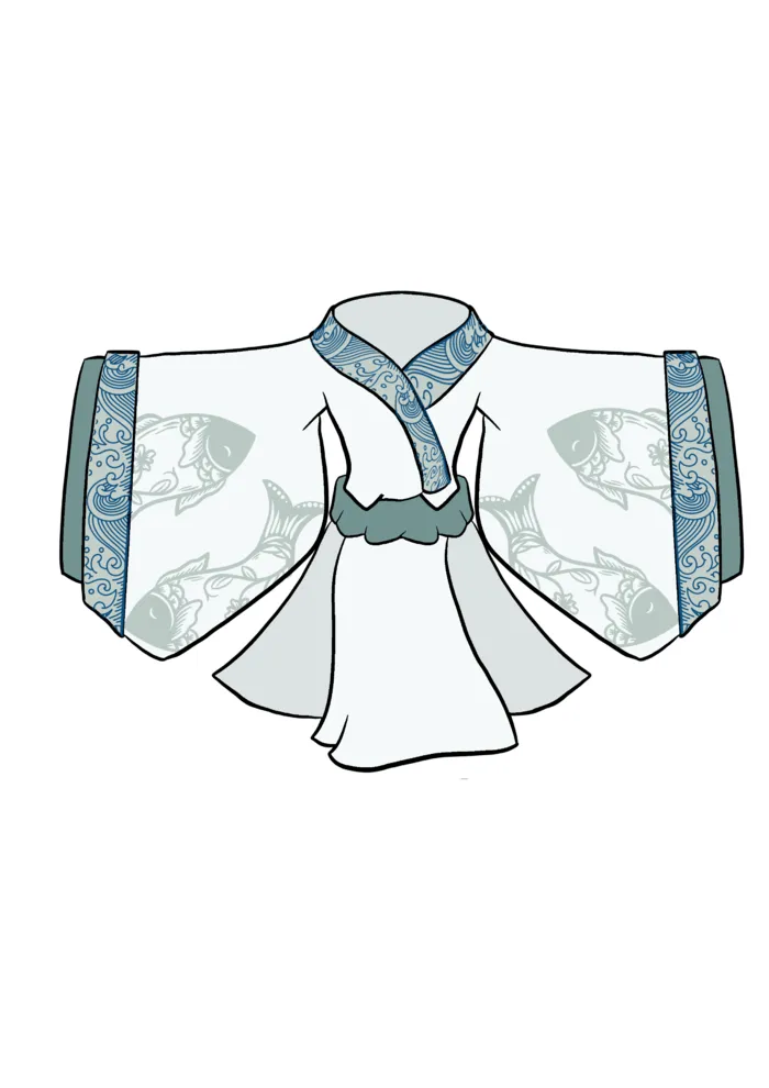 朴素白色崇明土布纹样游戏人物服饰运用