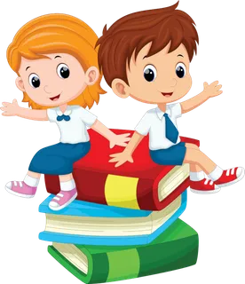 小男孩小女孩卡通