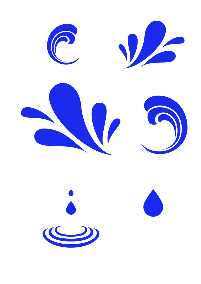 水滴水花水浪
