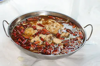 44水煮肉片 东北饺子园