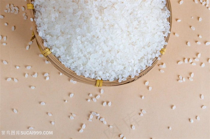 唯美素食大米图片