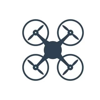 无人机四轴飞行器 PNG免抠