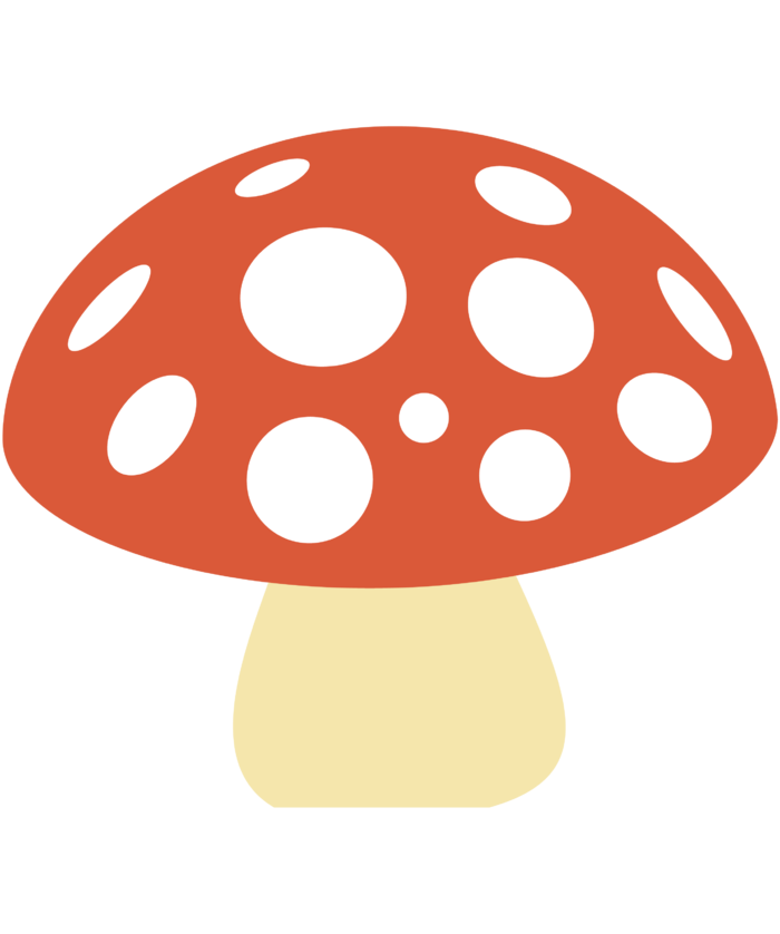 可爱小清新装饰海报装饰蘑菇