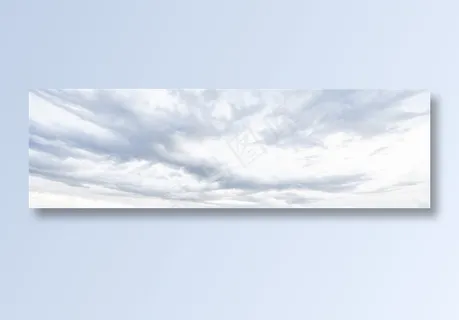 天空中好多的云