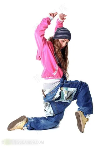 街舞系列 - 动感的街舞女子